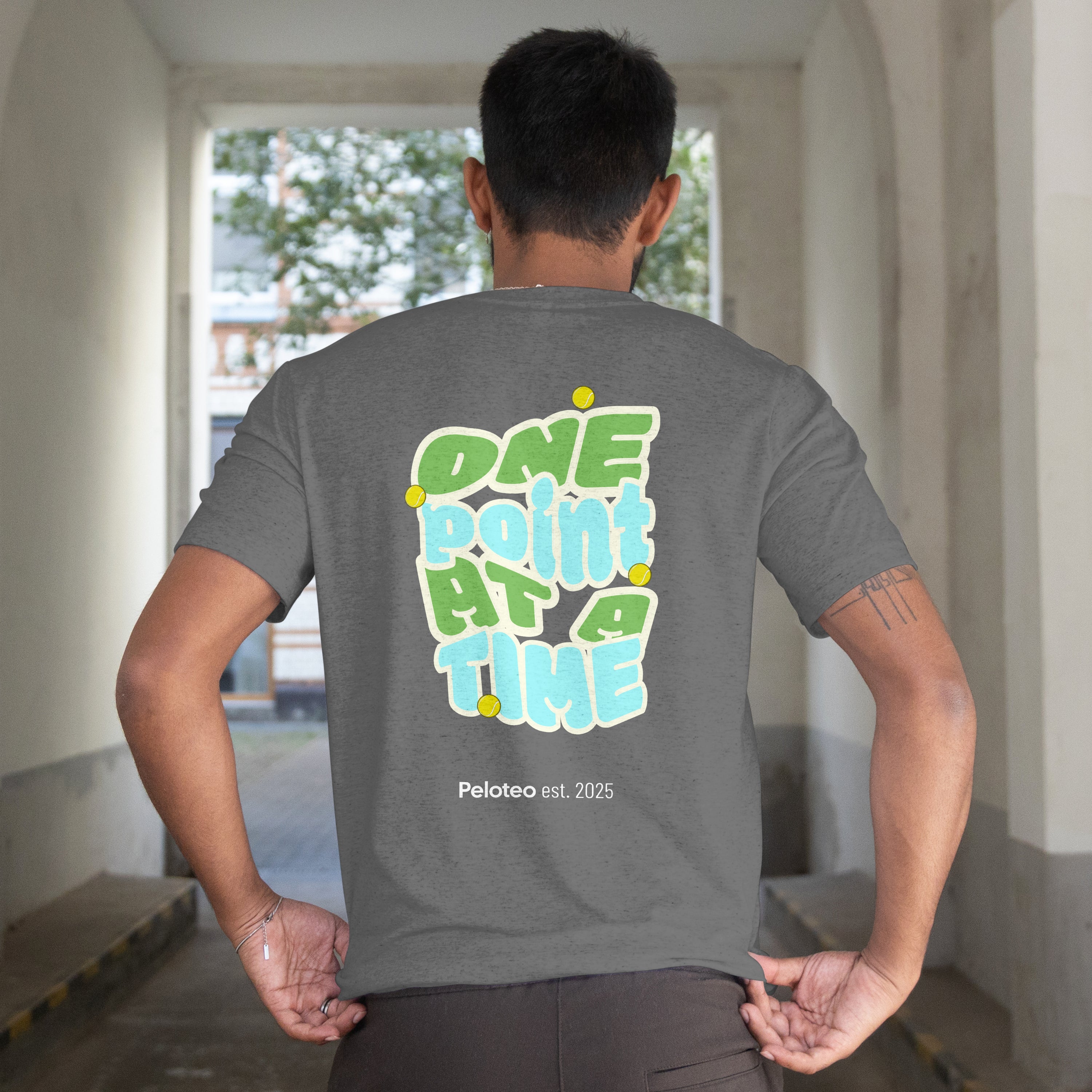 One point at a time Padel graphic t-shirt