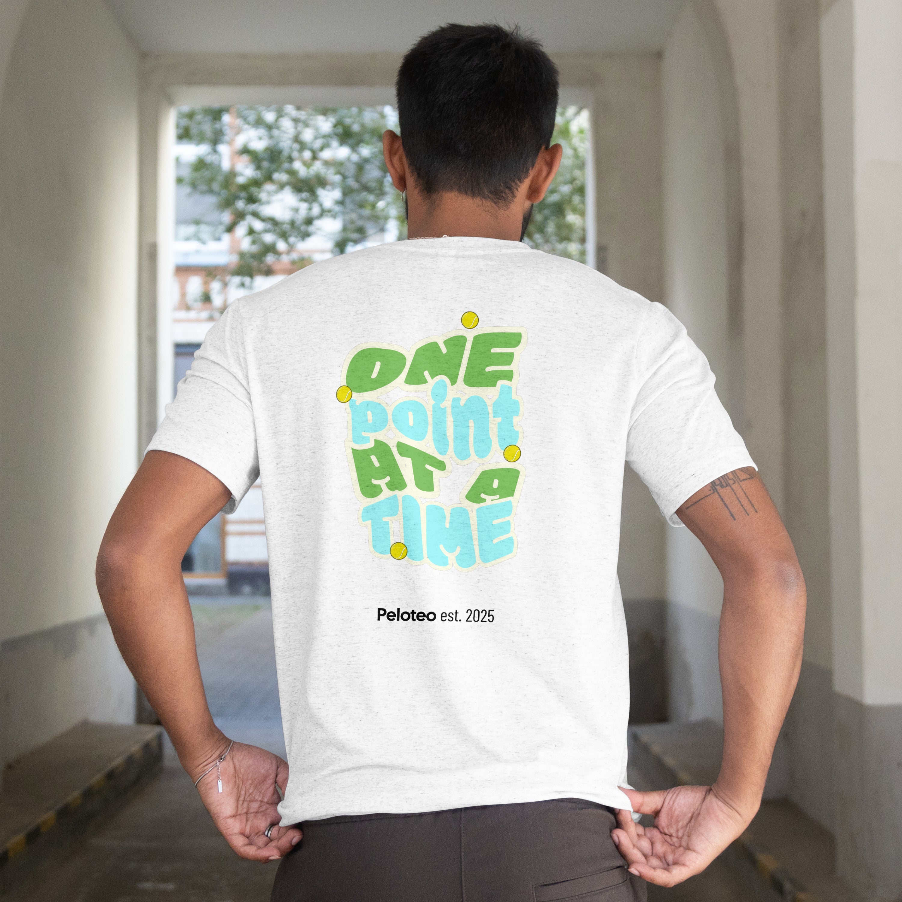 One point at a time Padel graphic t-shirt